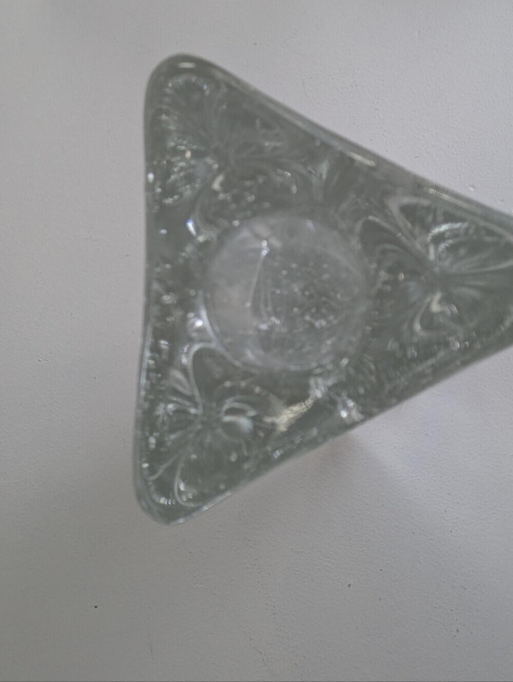Timo Sarpaneva Iittala Set of 3 Arkipelago Glass Candlesticks Finland Triangle - Picture 4 of 14